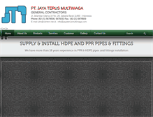 Tablet Screenshot of jayaterusmultiniaga.com